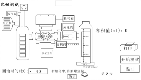 瓦斯继电器校验仪容积测试