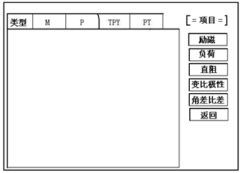 变频互感器综合测试仪各测试结果查询界面