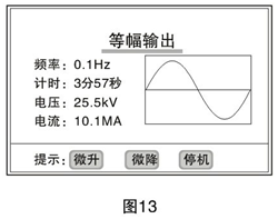 超低频高压发生器电压等幅输出界面